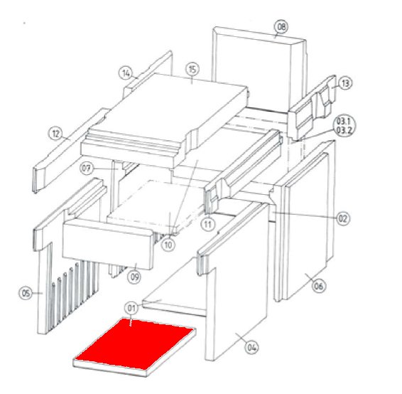 Leda Diamant H12 W pietra per fondo anteriore Leda Diamant H12 W pietra per fondo anteriore