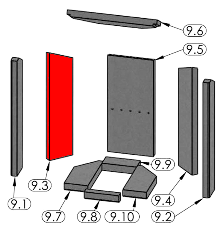 Justus Seeland pietra laterale a sinistra posteriore Justus Seeland pietra laterale a sinistra posteriore