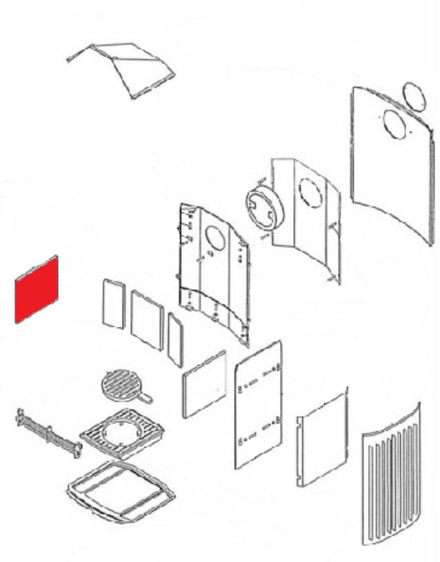 Morsö 1126 Seitenstein links A Vermiculitestein Morsö 1126 Seitenstein links A Vermiculitestein