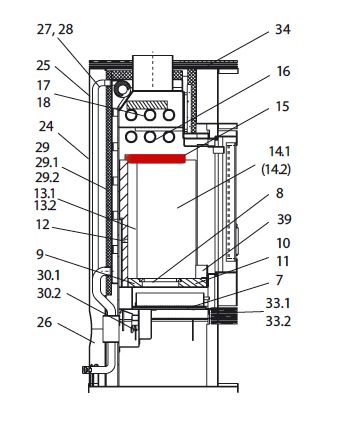 Wodtke Momo Water Zugumlenkung unten Prallplatte Wodtke Momo Water Zugumlenkung unten Prallplatte