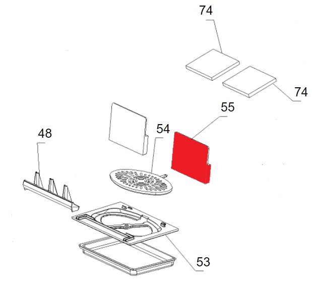 La Nordica Isotta Evo panneau arrière droit La Nordica Isotta Evo panneau arrière droit