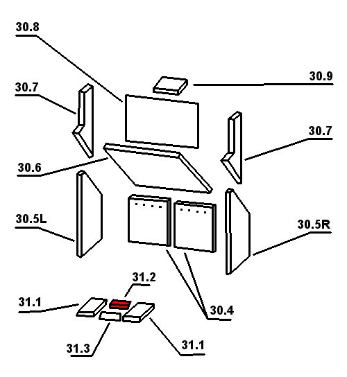 Oranier Malmö 6 Bodemsteen achteraan A Oranier Malmö 6 Bodemsteen achteraan A