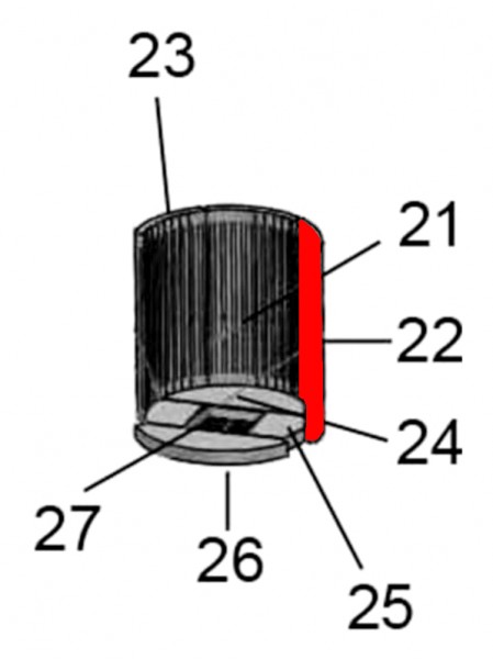Justus Faro Aqua Seitenstein rechts Feuerraumstein Justus Faro Aqua Seitenstein rechts Feuerraumstein
