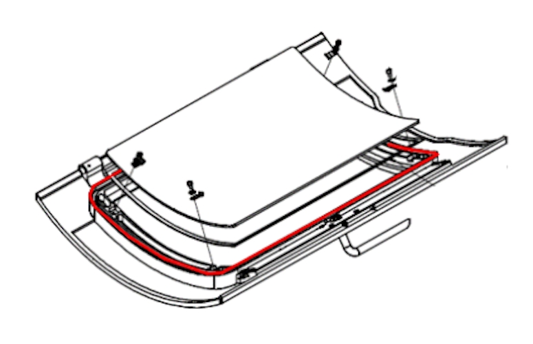 Attika Epoca joint d’étanchéité vitre kit A Attika Epoca joint d’étanchéité vitre kit A