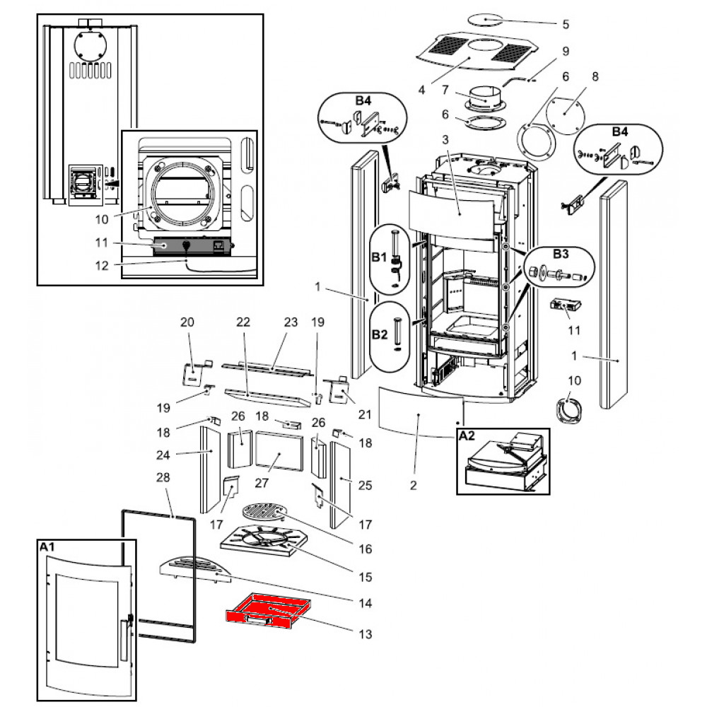 Haas-Sohn I 2100 askeskuffe