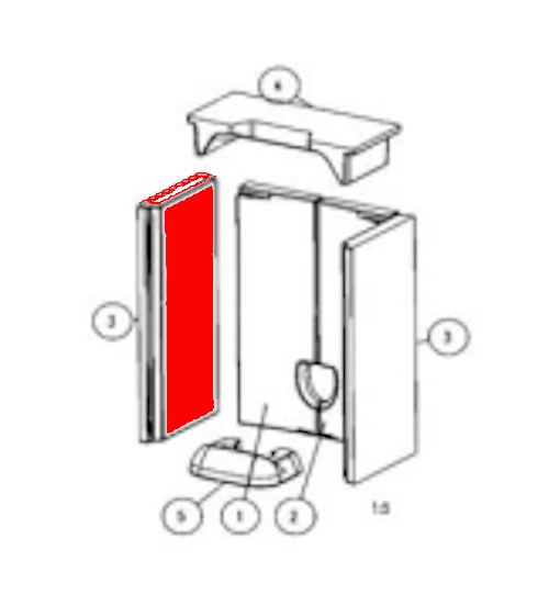 Austroflamm Clic Seitenstein links Austroflamm Clic Seitenstein links