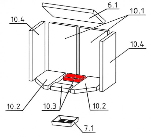 Oranier Fjord 8 Bodemsteen achteraan B Oranier Fjord 8 Bodemsteen achteraan B