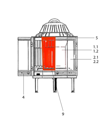 Wodtke HK 02 vitre gauche intérieur A