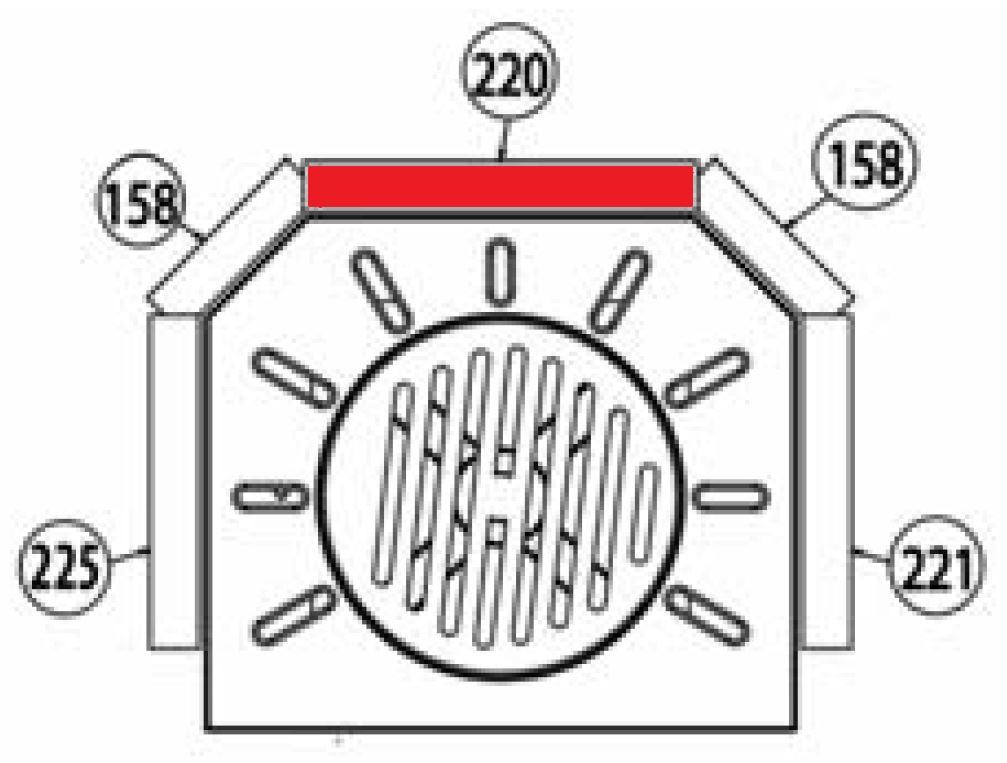 Haas-Sohn Xi 325.15 cegła tylnej ściany Haas-Sohn Xi 325.15 cegła tylnej ściany