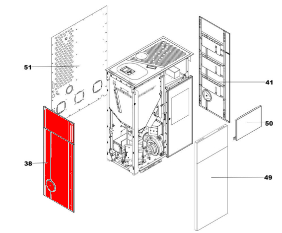 Haas-Sohn Askja 235.17 sideforklædning højre
