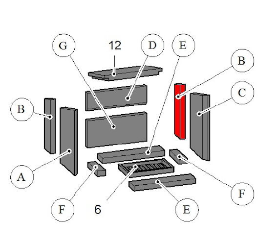 Haas-Sohn Pyrus easy 294.15 Zijsteen rechts achteraan