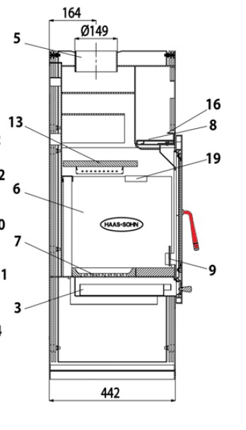 Haas-Sohn Vestre 268.17 dørhåndtag