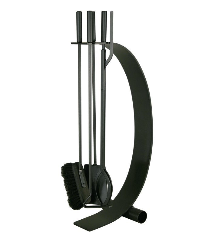 Heibi Kaminbesteck Stahl schwarz, 4-teilig Heibi Kaminbesteck Stahl schwarz, 4-teilig