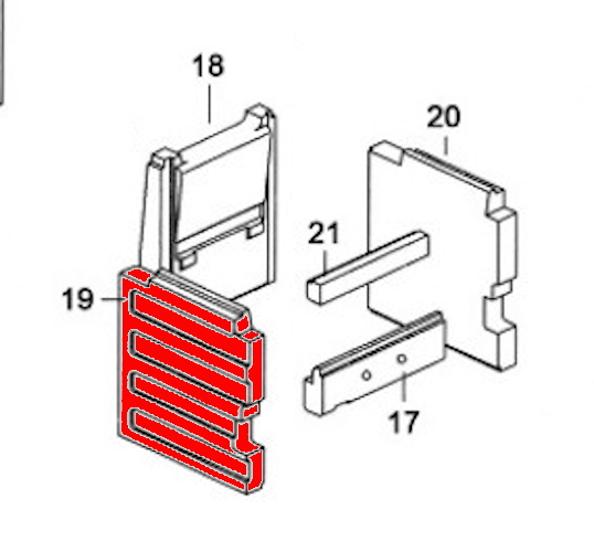 Haas-Sohn HSZ 40.2 sidesten venstre Haas-Sohn HSZ 40.2 sidesten venstre