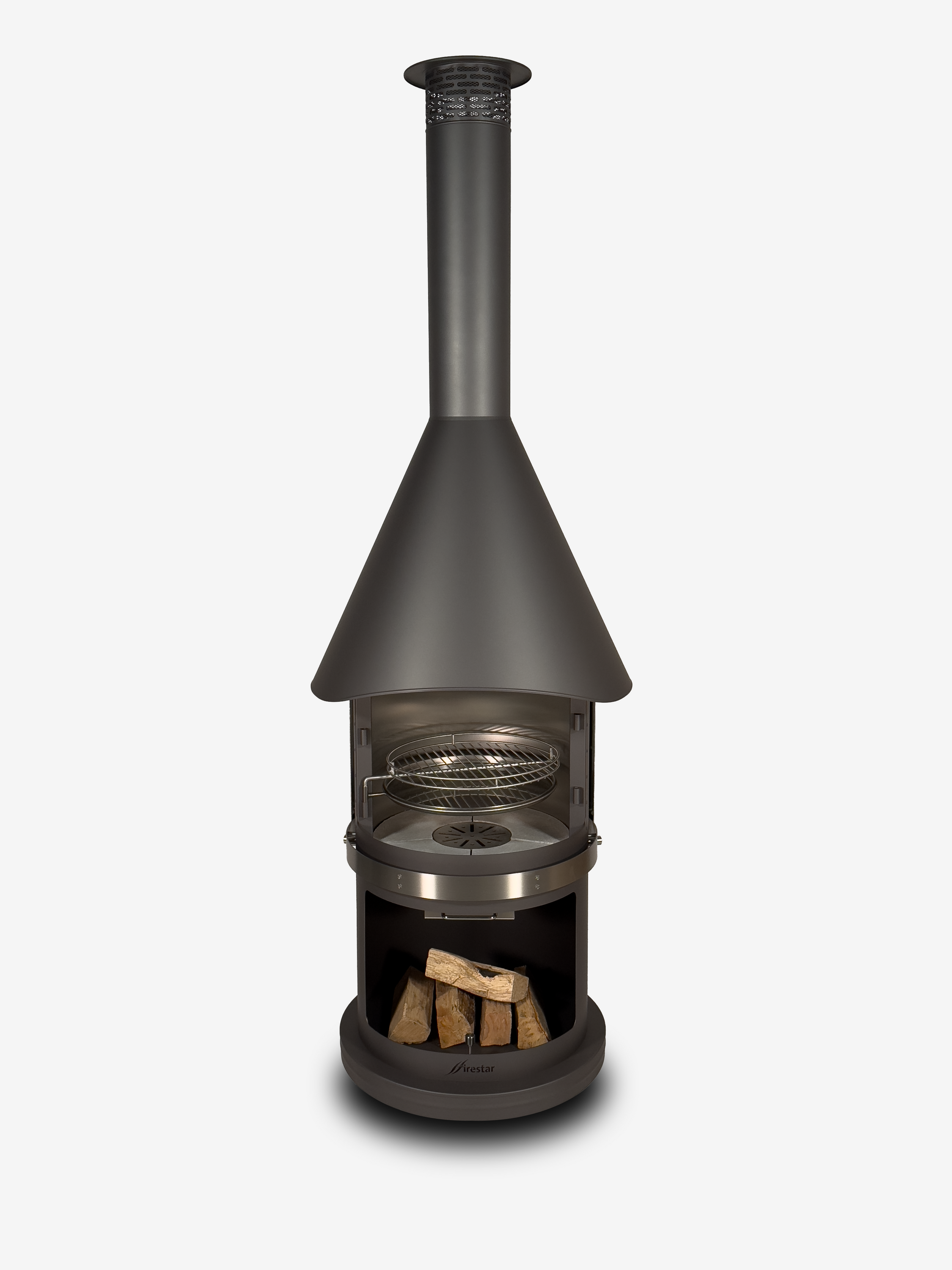 Grillkamin Edelstahl Firestar 700 Glas (3.Generation) SMg89000s.1