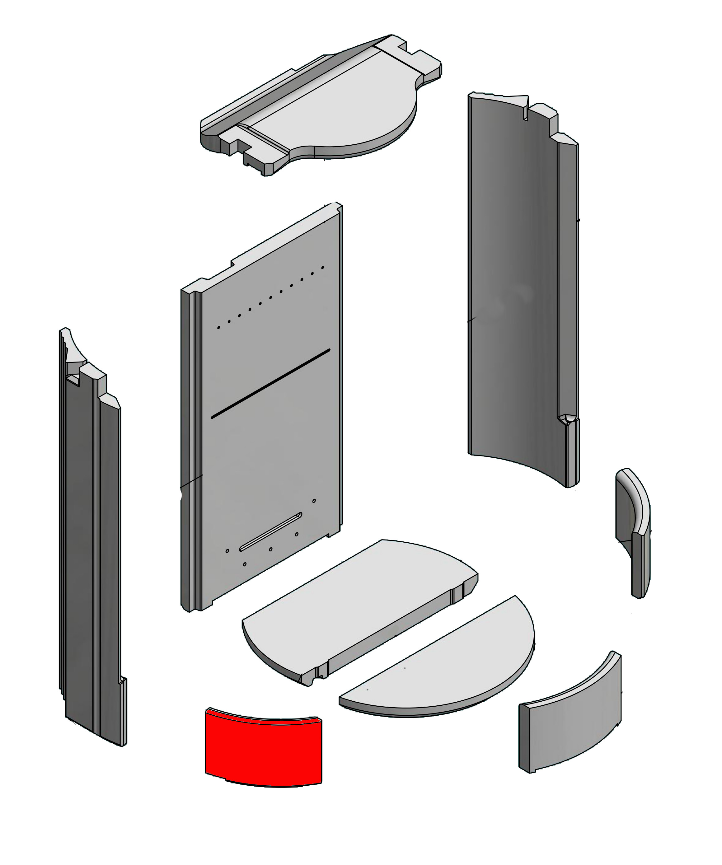 Attika Pilar Clever Air fermalegna a sinistra Attika Pilar Clever Air fermalegna a sinistra