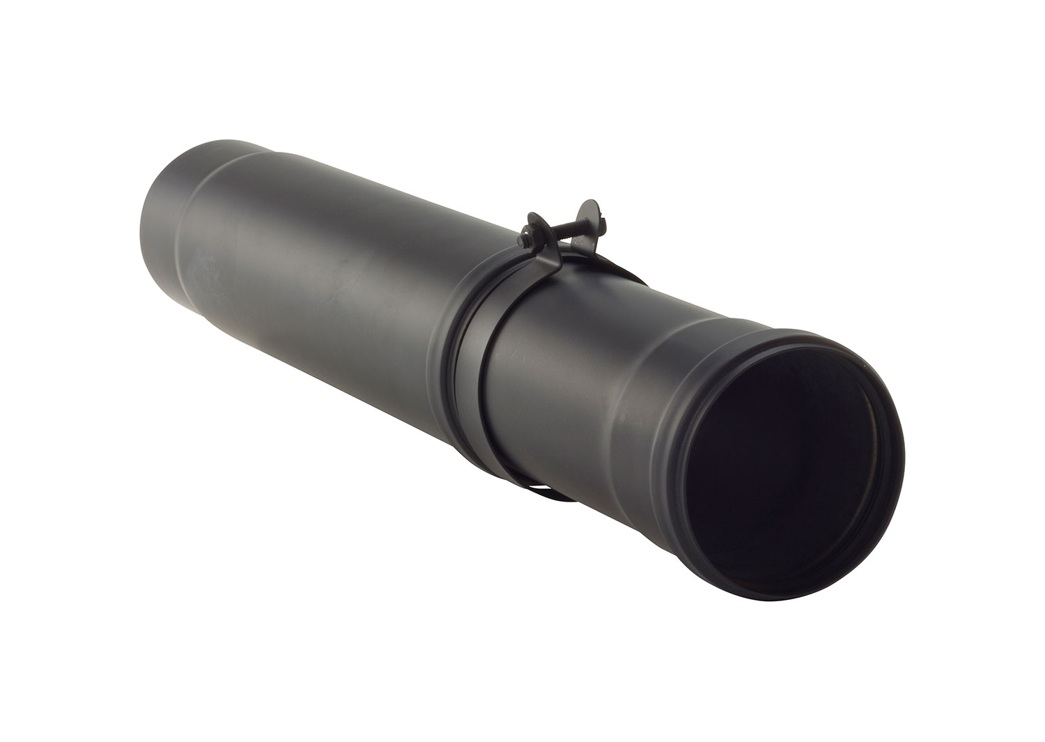 Teleskop-Pellet-Ofenrohr Stahl 410-610mm schwarz SM19-134