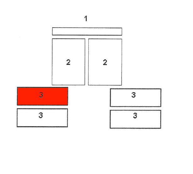 Caminos Diplomat cegła boczna z lewej strony z tyłu A Caminos Diplomat cegła boczna z lewej strony z tyłu A