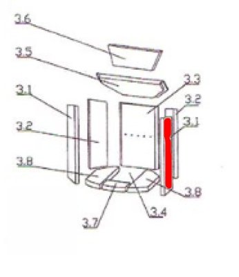Justus Kaskade 6 sidesten højre foran A Justus Kaskade 6 sidesten højre foran A