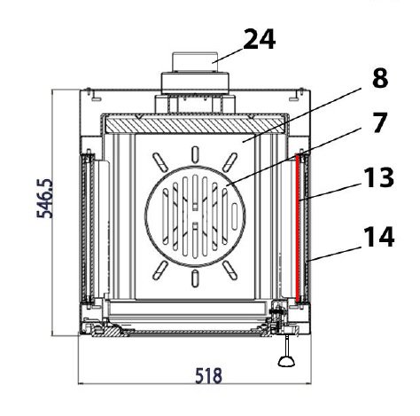 Haas-Sohn Panorama 255.15 glas Haas-Sohn Panorama 255.15 glas