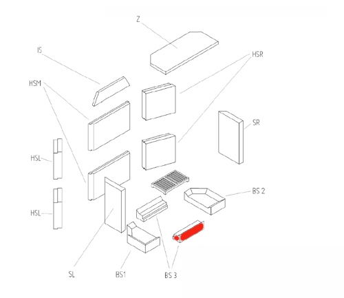 Haas-Sohn Komfort II 180.18 cegła podłogowa z przodu Haas-Sohn Komfort II 180.18 cegła podłogowa z przodu
