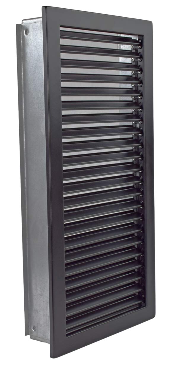 Kaltluftgitter hochkant schwarz SMKGhk1535s