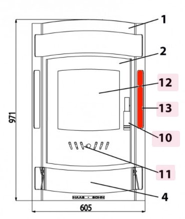 Haas-Sohn Oristano 266.17 glas højre