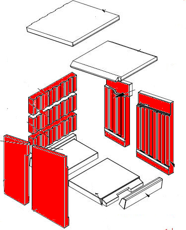 Spartherm Nova E H2O Seitenstein Set Spartherm Nova E H2O Seitenstein Set