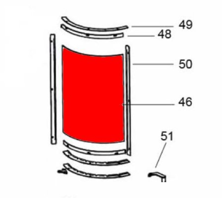 Oranier Corso glas