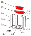 Oranier Polar 4 déflecteur kit A