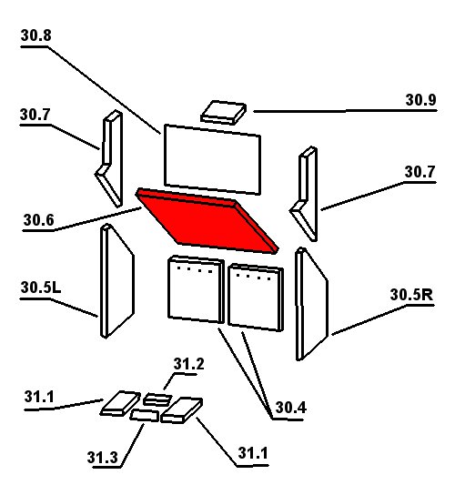 Oranier Malmö 6 déflecteur bas A Oranier Malmö 6 déflecteur bas A