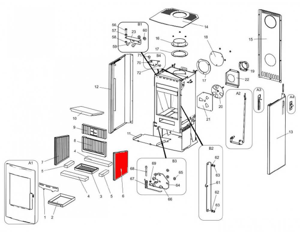 Haas-Sohn Rosenheim 297.15 pietra laterale a destra