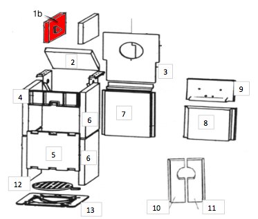 Wamsler Calor S sidesten venstre oven