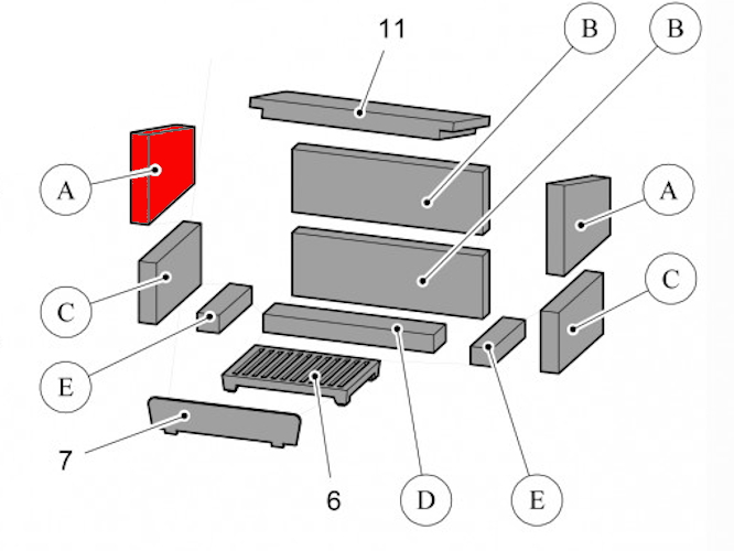 Haas-Sohn Javus II 204.14 Zijsteen links boven