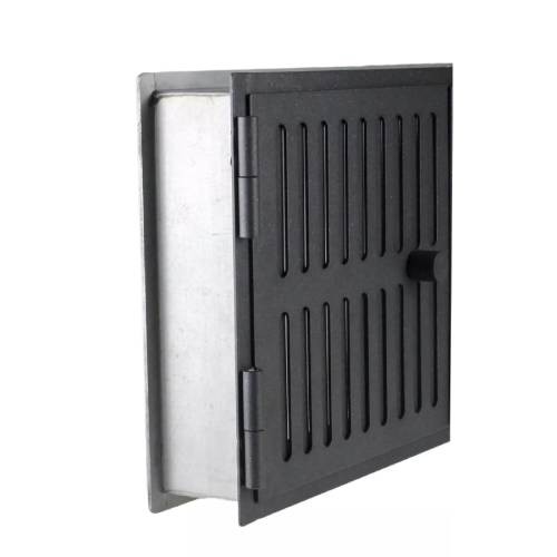 Rohrtür Lüftungsgitter 23 x 23 cm, einflügig SMRT2323etd2