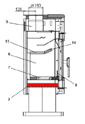 Haas+Sohn Moers 306.15 Aschekasten Haas+Sohn Moers 306.15 Aschekasten
