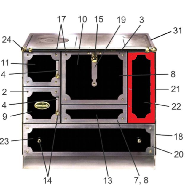 Wamsler K138 Nostalgie plaque Wamsler K138 Nostalgie plaque