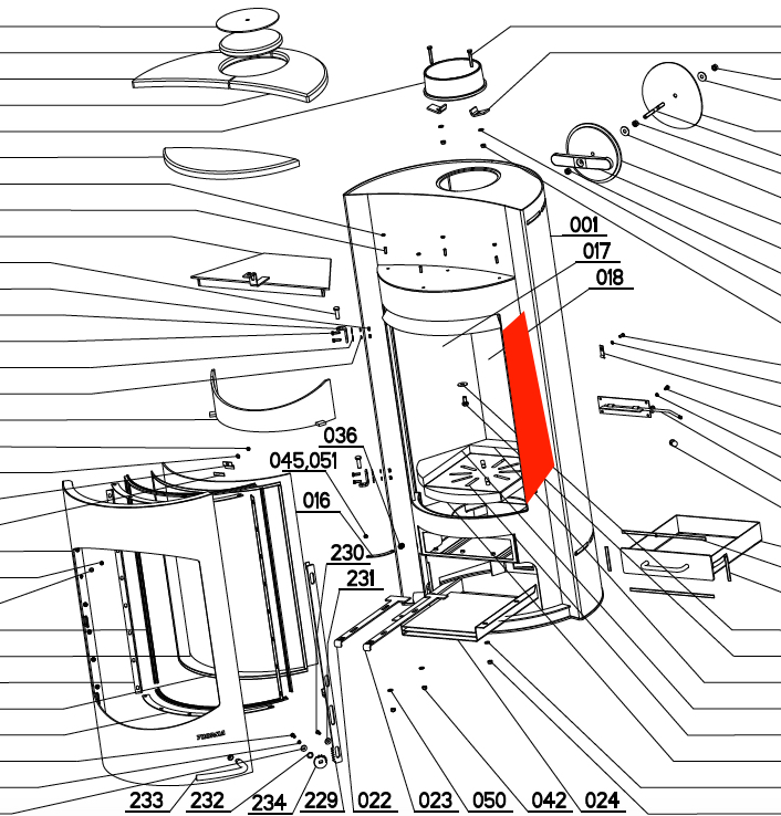 Thorma Malmö pierre latérale droit Thorma Malmö pierre latérale droit