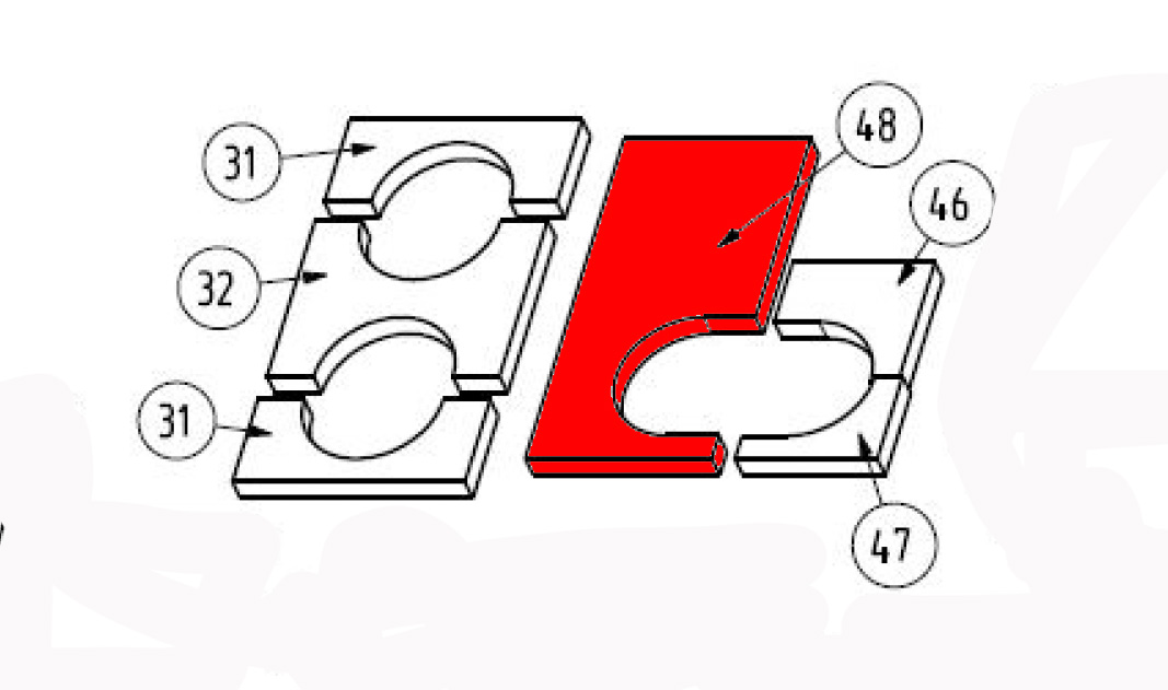 Wamsler W1-90 Afscherming rechts binnen