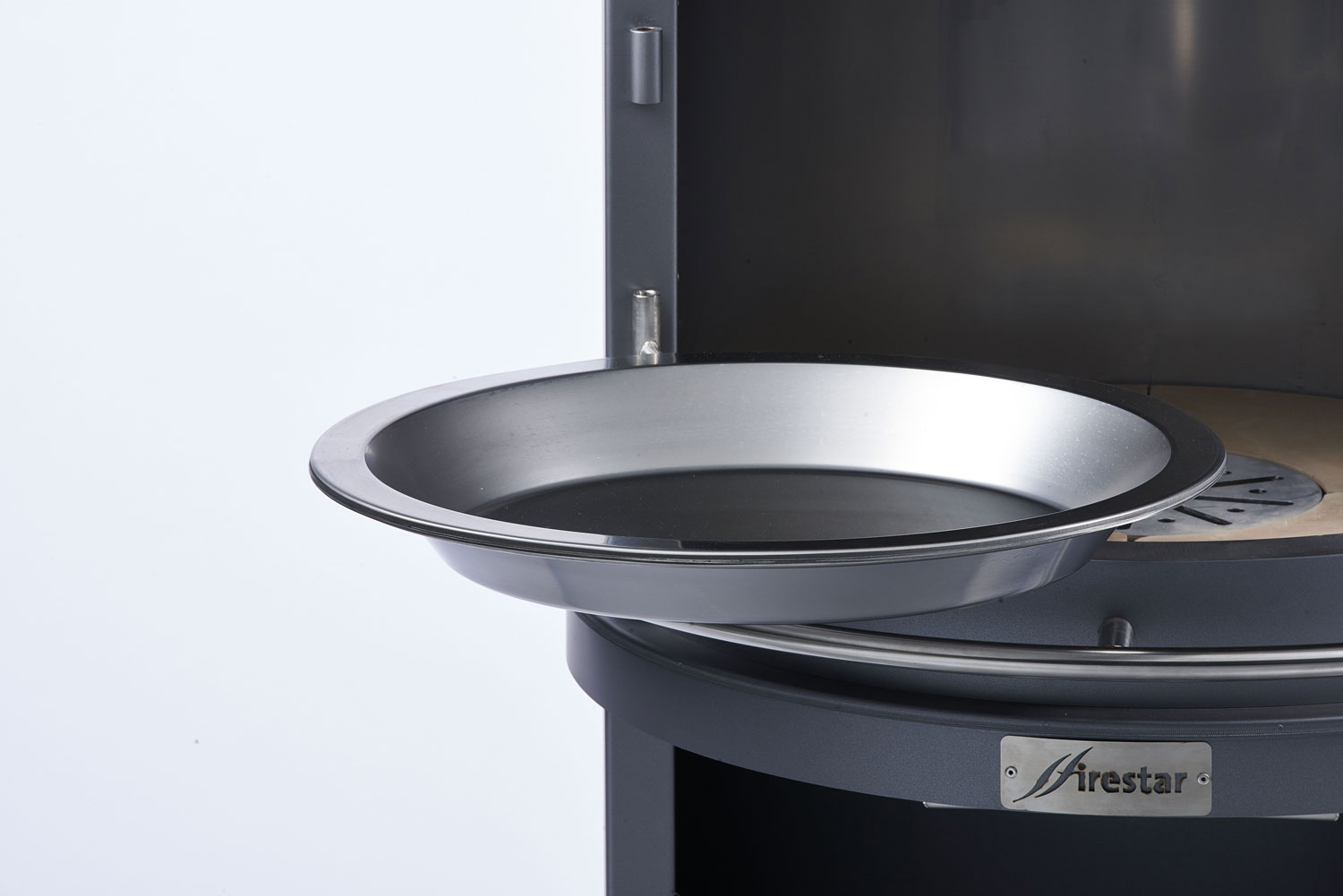 Wok Pfanne Edelstahl Grillkamin Firestar CLASSIC 800