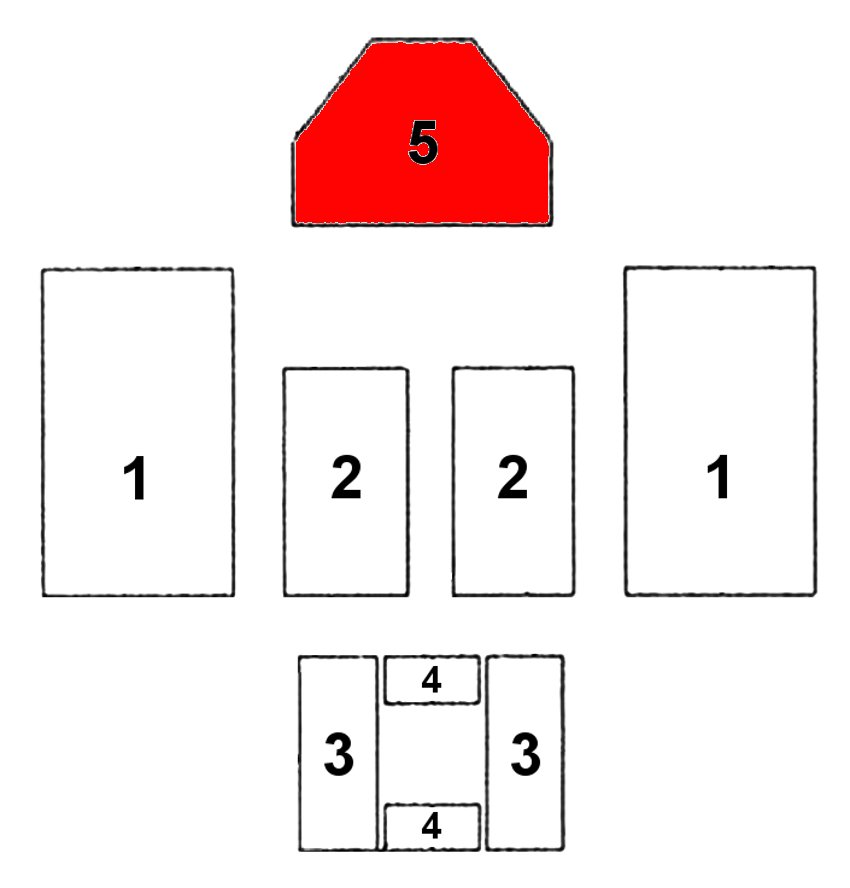 Oranier Bohemia vlamplaat A Oranier Bohemia vlamplaat A