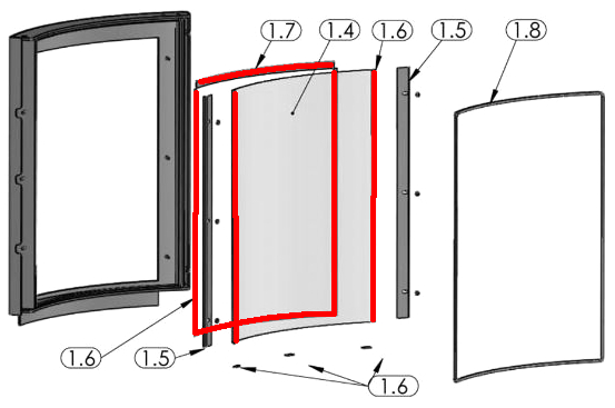 Oranier Stella lucarne lucarne joint d’étanchéité vitre kit Oranier Stella lucarne lucarne joint d’étanchéité vitre kit