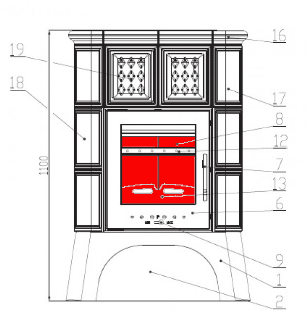Haas-Sohn Treviso 320.15 glas
