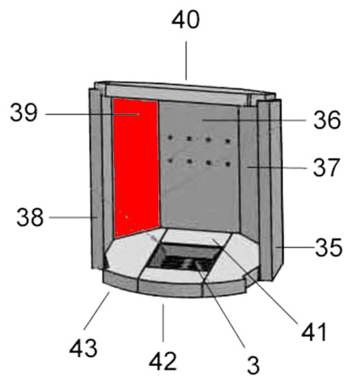 Justus Baltrum pietra laterale a sinistra posteriore Justus Baltrum pietra laterale a sinistra posteriore