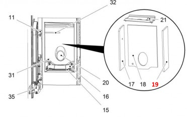 Haas-Sohn Pelletto II 434.08 sidesten højre Haas-Sohn Pelletto II 434.08 sidesten højre