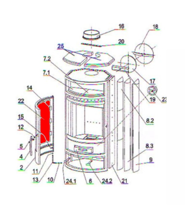 Oranier Polar 6 glas A
