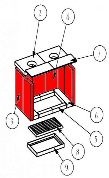 Eurotherm Dresden Zijsteen Set B