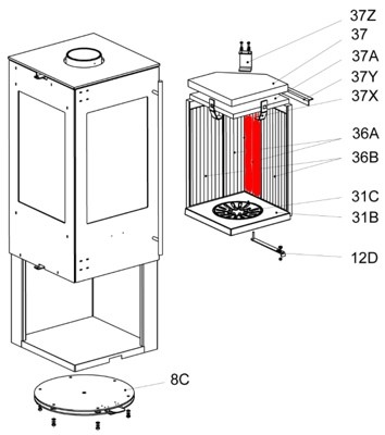Olsberg Pantoja pierre latérale droit arrière Olsberg Pantoja pierre latérale droit arrière