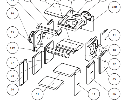 Leda Brinell H5 bundsten foran B Leda Brinell H5 bundsten foran B