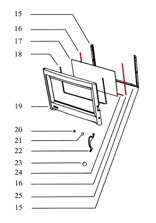 Supra HF 4950 dørpakning sæt Supra HF 4950 dørpakning sæt